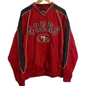 Y2K NFL 49ers Pullover Windbreaker Jacket